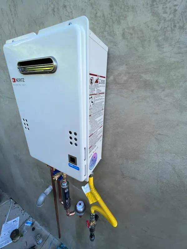 Tankless water heater installation for Middletown homes